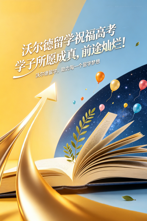 沃尔德留学祝福高考学子所愿成真，前途灿烂！